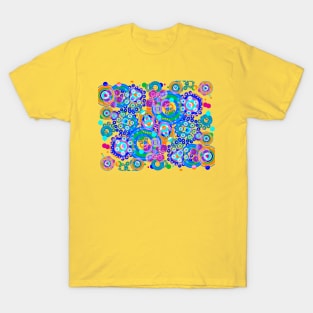 Funky and Fun Psychedelic Retro Design T-Shirt